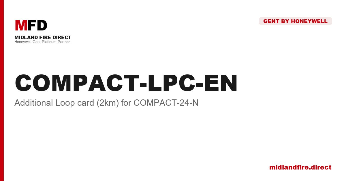 Lpc Compact Map COMPACT-LPC-EN — Additional Loop card (2km) for COMPACT-24-N