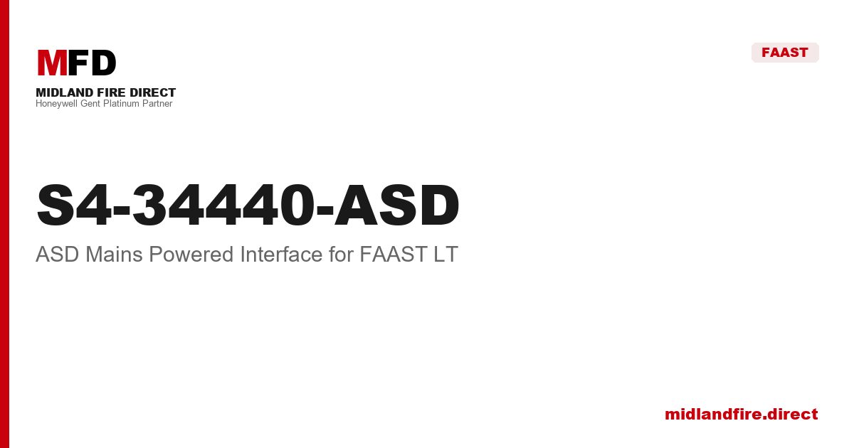 S4-34440-ASD — ASD Mains Powered Interface for FAAST LT.