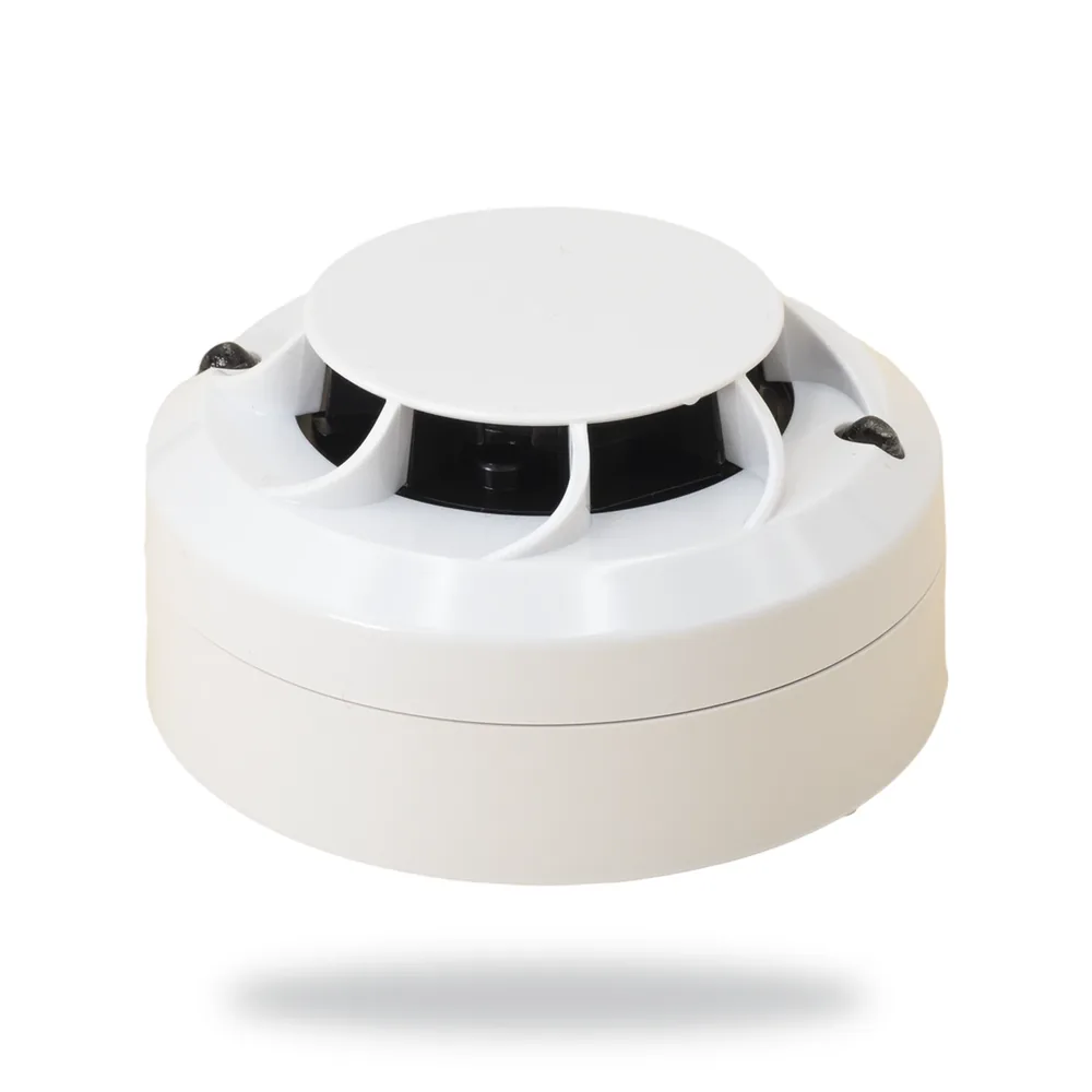Morley-IAS Low profile Optical Smoke Sensor c/w Isolator - White. Requires B501AP base