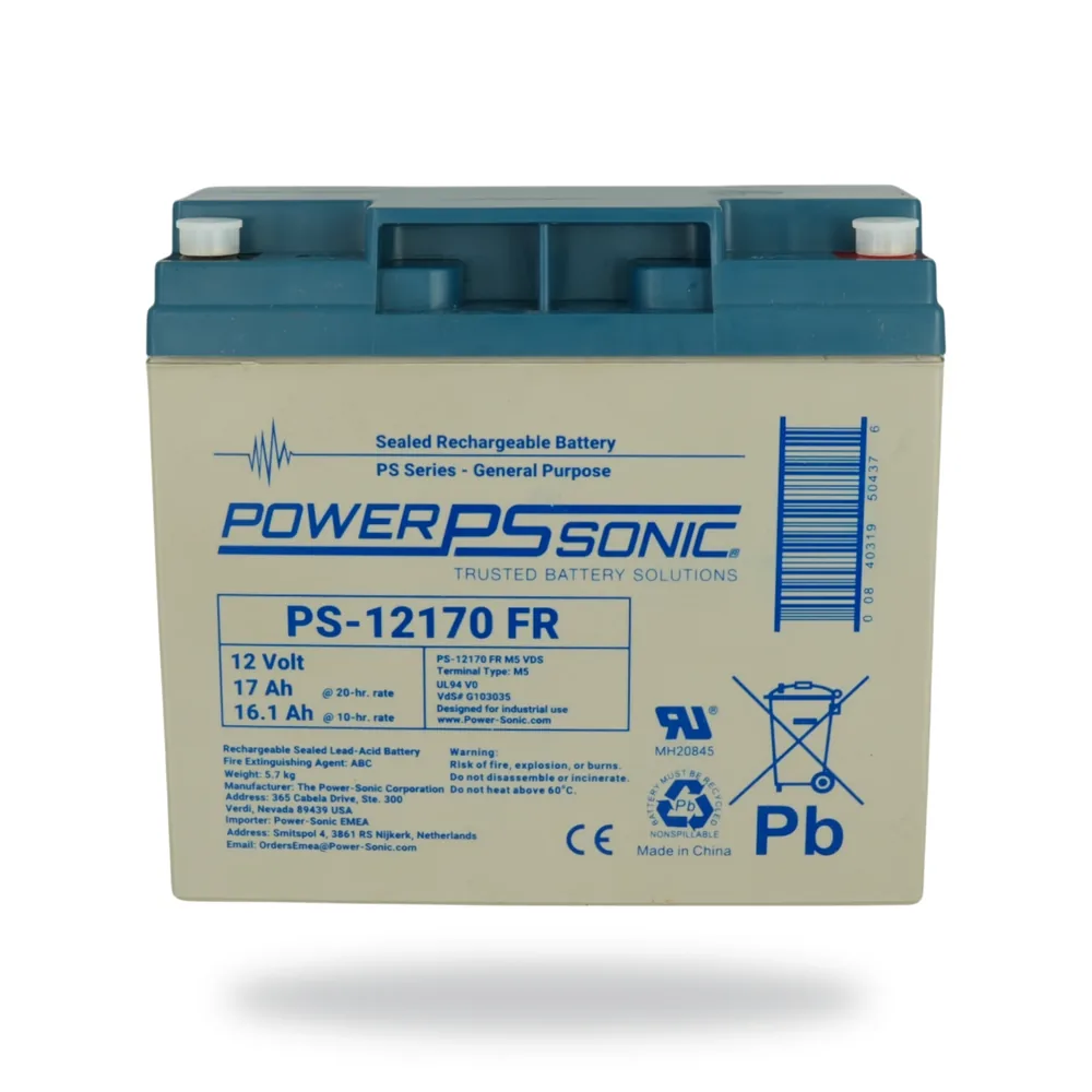 Power Sonic Battery 17Ah - 12V Flame Retardant