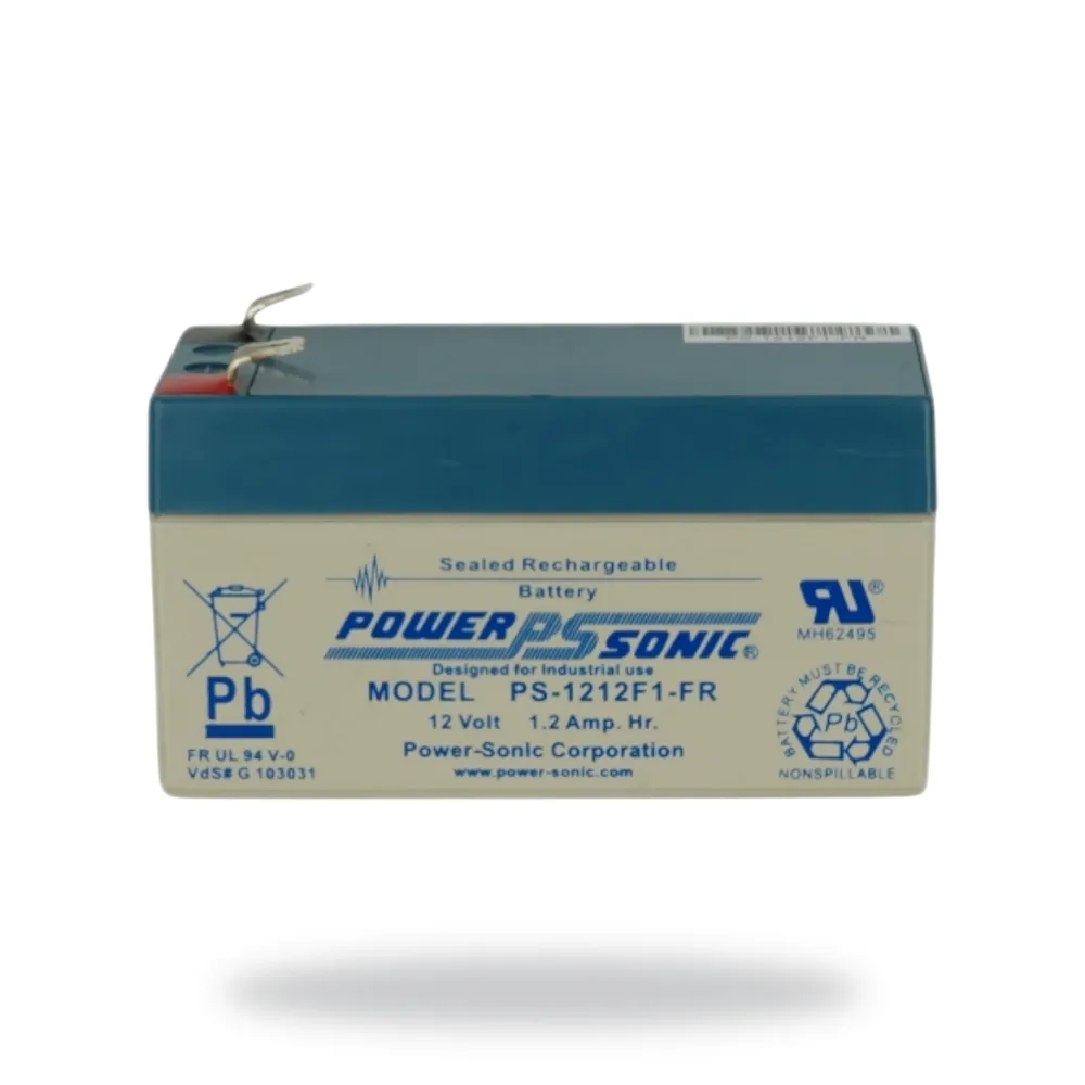 Power Sonic Battery 1.2Ah - 12V Flame Retardant
