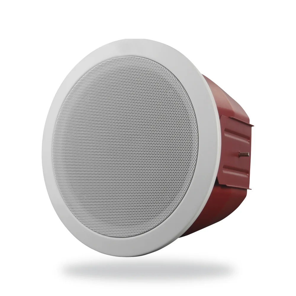 Honeywell 24 watt coaxial 2-Way ceiling loudspeaker c/w metal rear cover (6.5”) BS EN 54-24