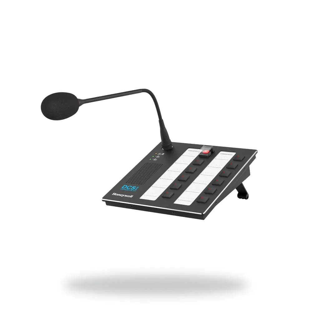 Honeywell DCS Plus - digital call station for routine and emergency paging with redundancy option