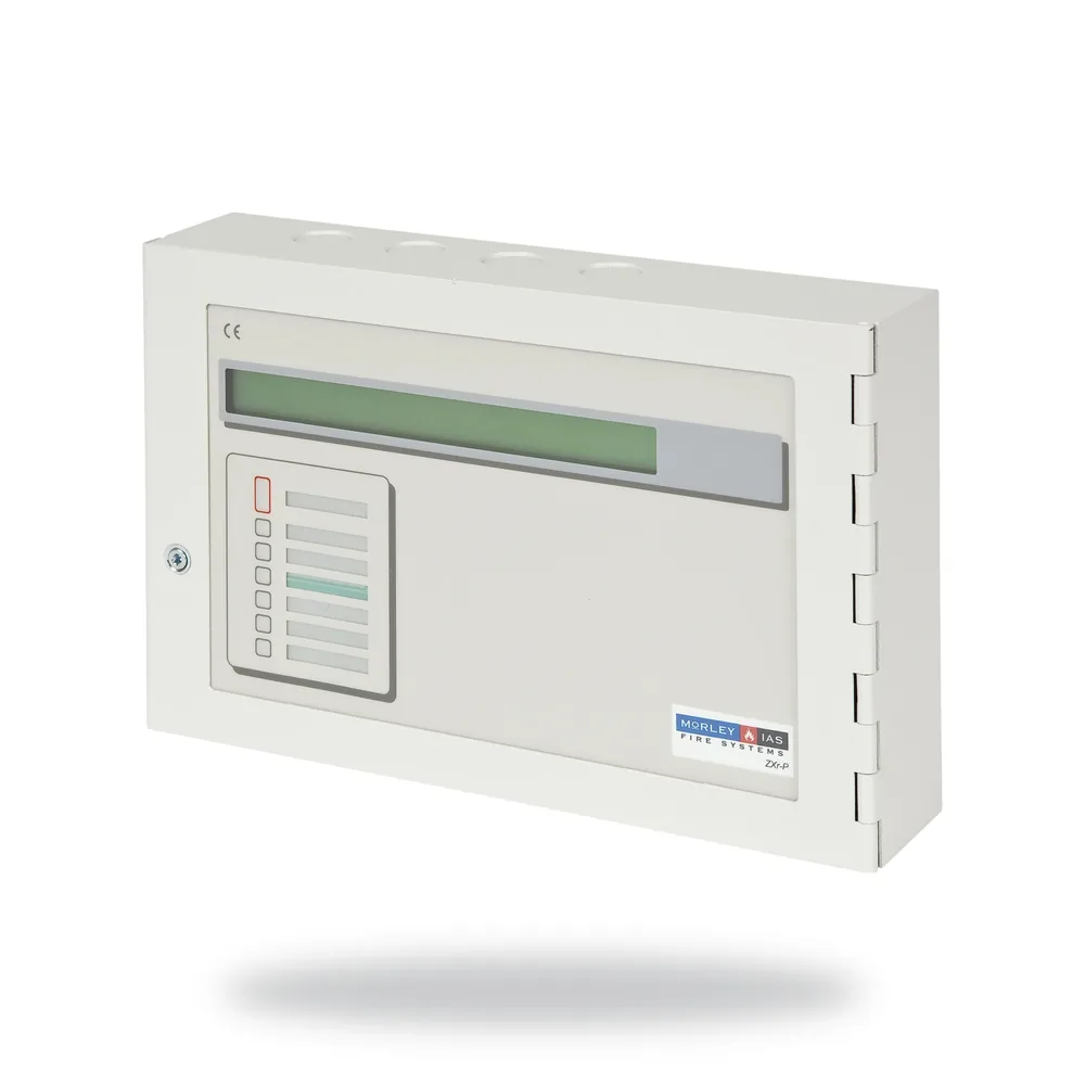 Morley-IAS Passive Repeater. Requires 24 Vdc supply and a RS485 card when used with a ZX control panel. 165 x 254 x 50mm (H x