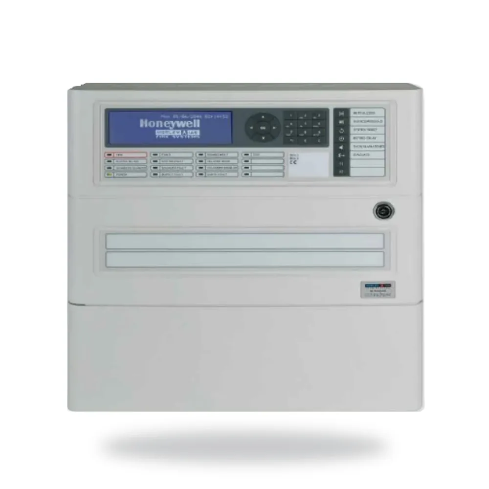 Morley-IAS ZX2Se 1-2 loop control panel. 230Vac, 2 sounder circuits, 4 line display and networking capability. 400 x 400 x 13