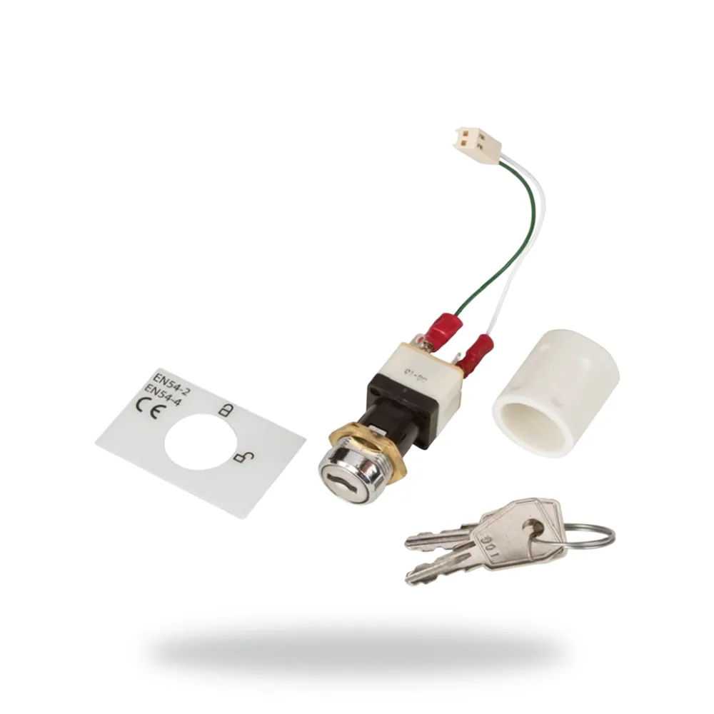 Morley-IAS Keyswitch kit. Keyswitch and 2x keys to mount into DX series control panels. Used for Level 2 access, class change