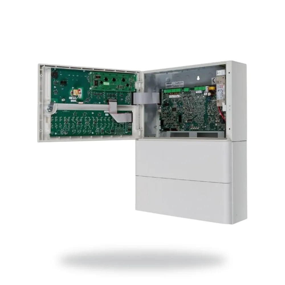Morley-IAS DXc extension Box increases the enclosure size of a DXc1, DXc2, or DXc4 control panel to accommodate larger batter