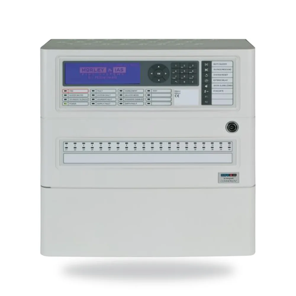 Morley-IAS DXc Extension EN54-4 compliant PSU backbox increases the enclosure size of a DXc2, or DXc4 control panel to accomm
