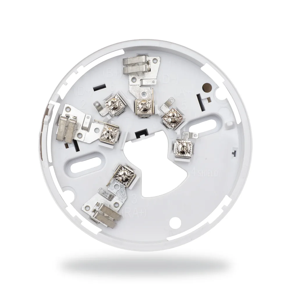 Morley-IAS Deep analogue sensor base with built in FET isolator, with SEMS screw connections and address identification label