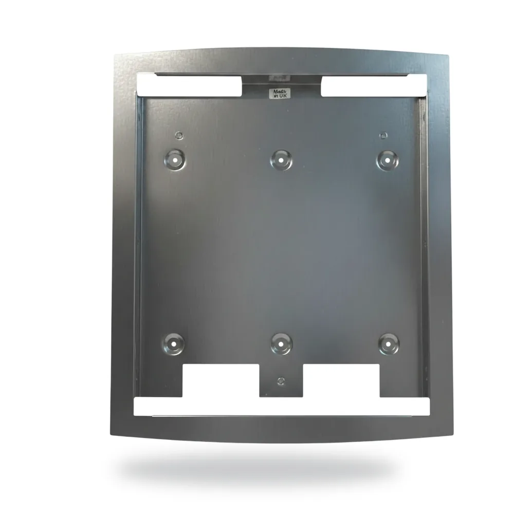 Gent by Honeywell Main Control Panel Stainless Steel Flush Mounting Kit