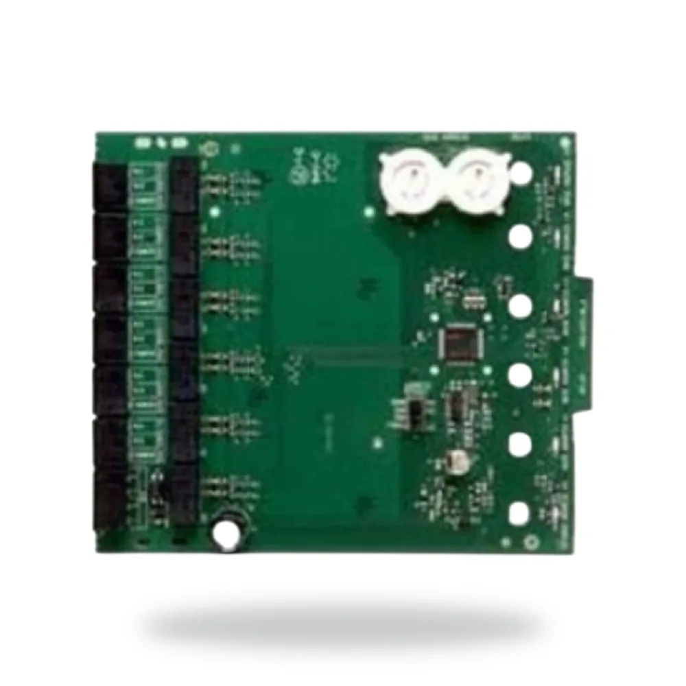 Morley-IAS six way changeover relay output with built-in loop isolation. Complete with rotary address switch and plug-in term