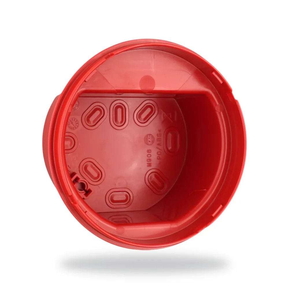 Honeywell Red Deep IP65 base, provides cable access for indoor surface & applications up to IP65, suitable for use with all c