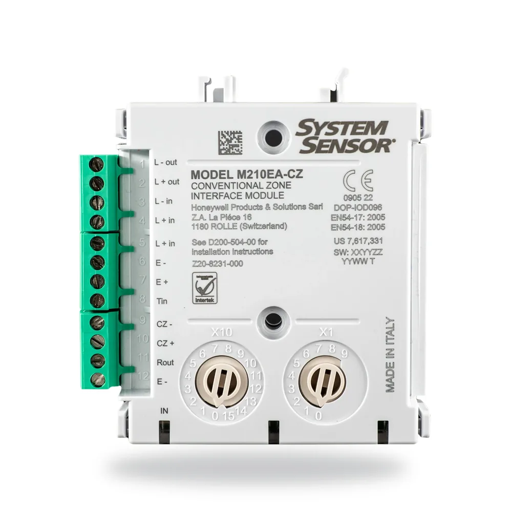 Morley-IAS Analogue addressable monitor module for supervision of a conventional zone equipped with EOL resistor