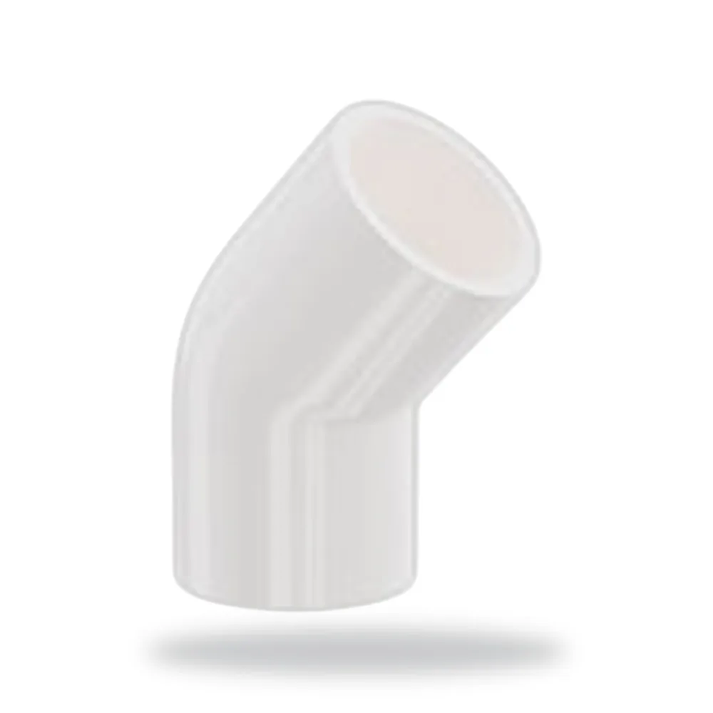 25mm ABS 45 Degree Elbow PK10 WHITE
