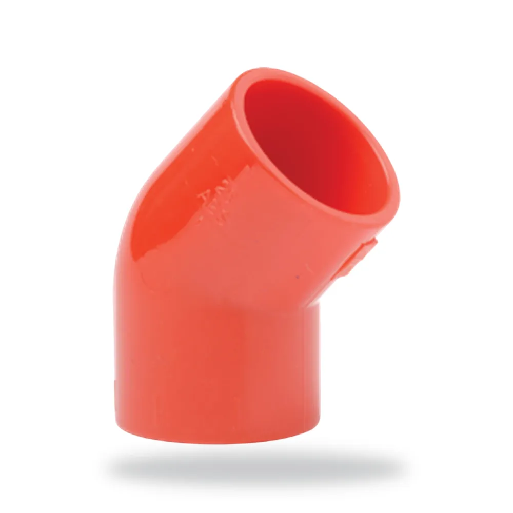 25mm ABS 45 Degree Elbow PK10 RED