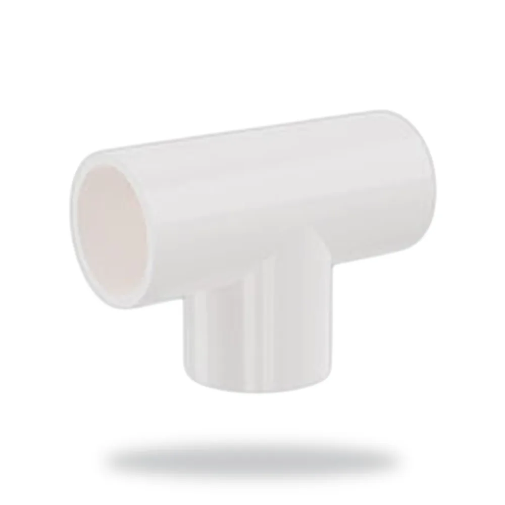 25mm ABS Equal Tee PK10 WHITE