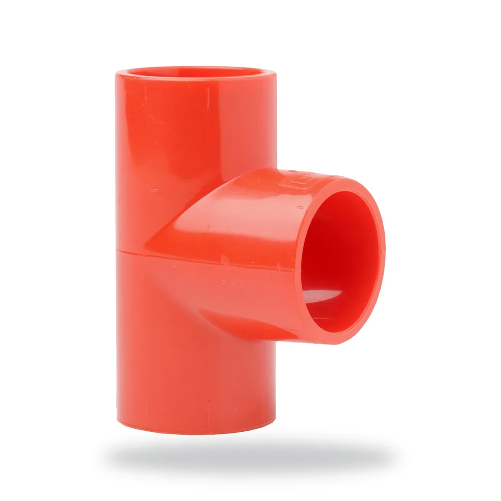 25mm ABS Equal Tee PK10 RED