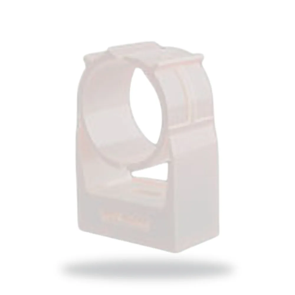 25mm ABS Pipe Clip PK20 WHITE