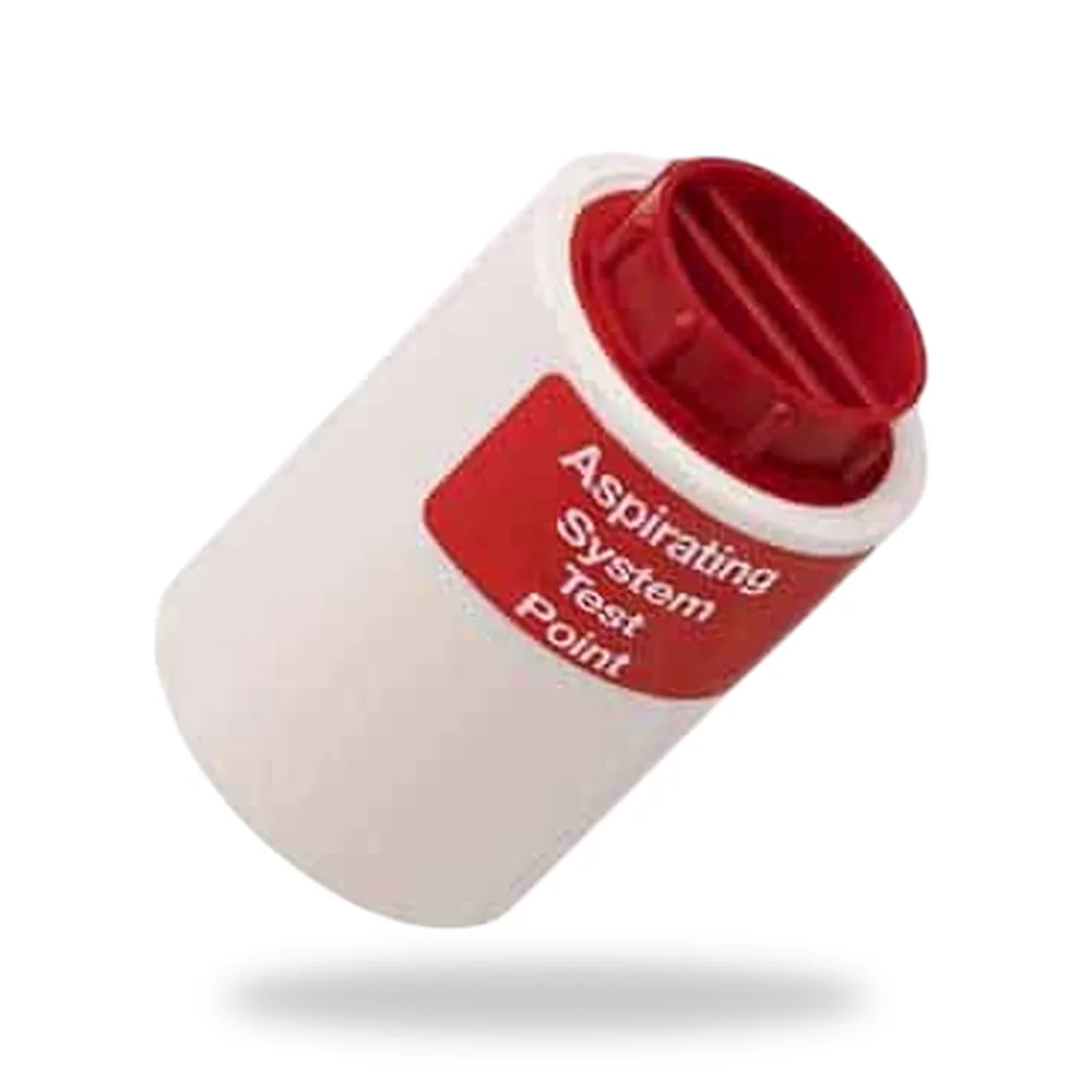 25mm ABS End Cap Test Point PK10 WHITE