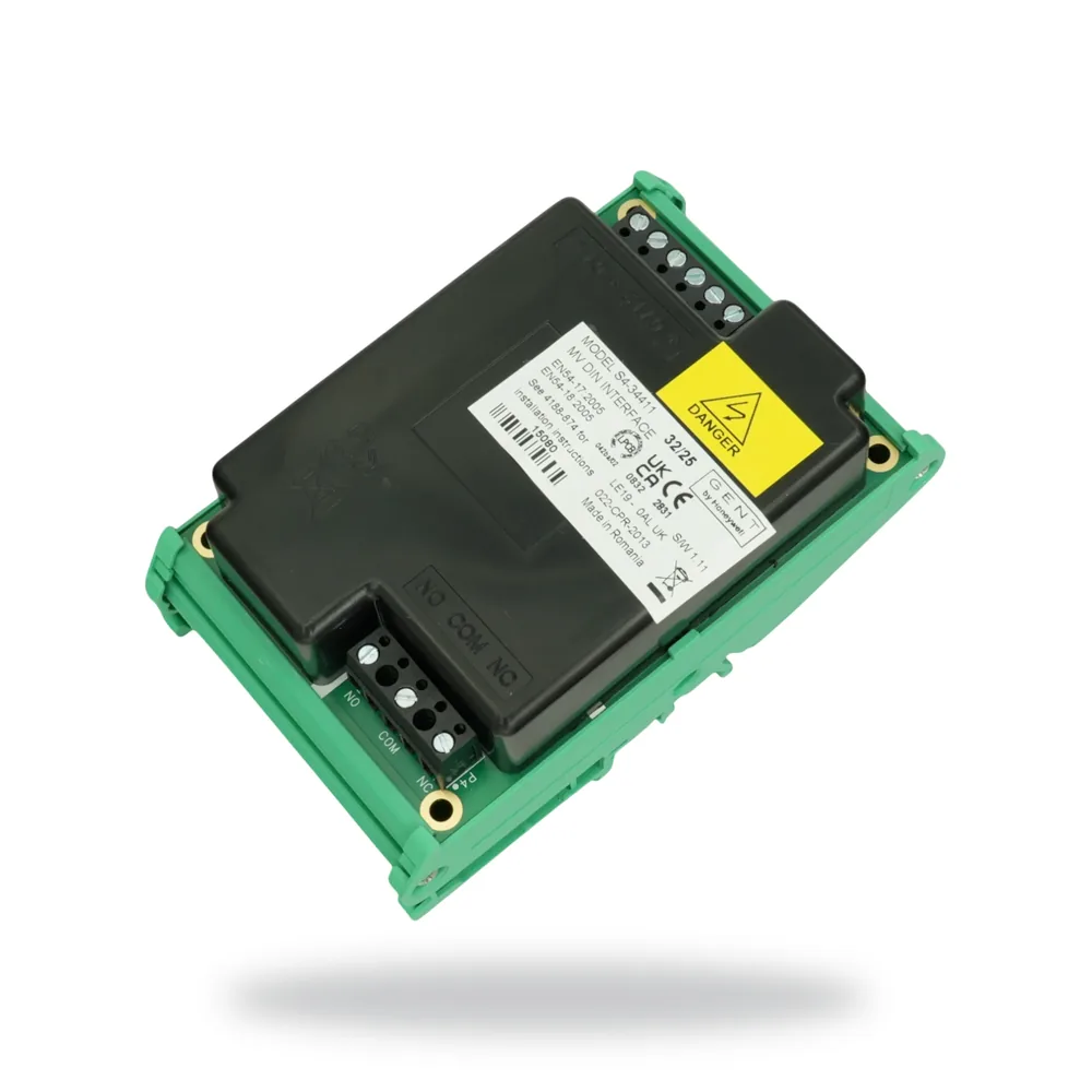 Gent by Honeywell Single Channel (output only) Interface c/w Relay - DIN Mounting