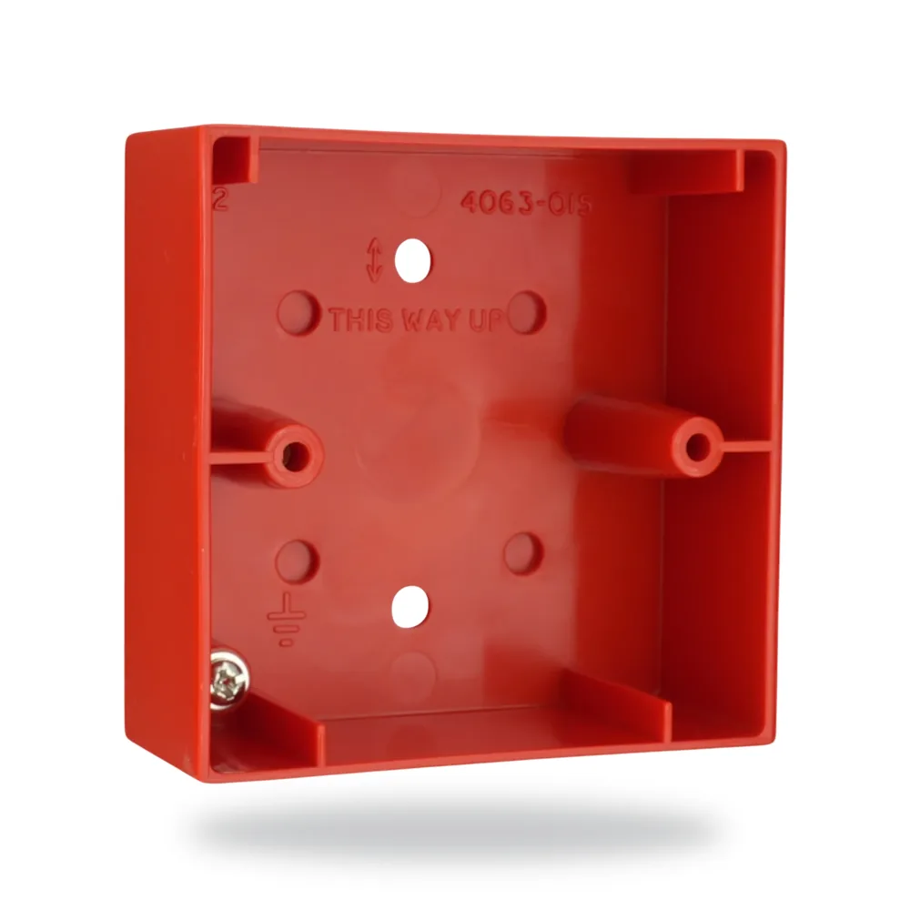 Gent by Honeywell Surface Back Box (red) for S4-34800 range of MCP's (Sold in packs of 10) price per pack