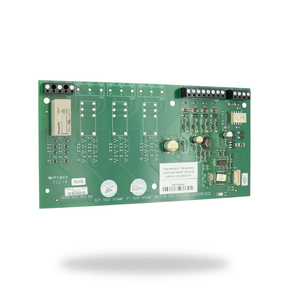 Gent by Honeywell Spare PCB for S4 Single channel Mains Switching I/F (S4-34401)