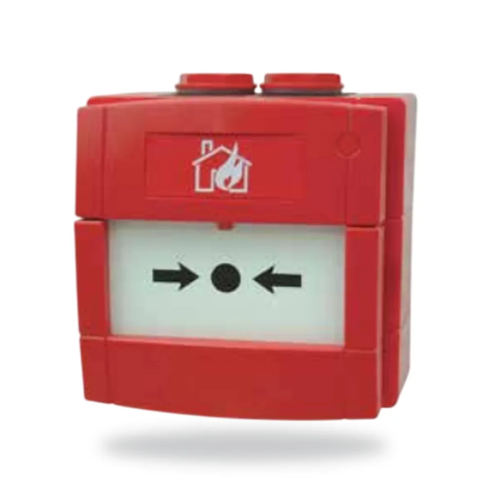 Honeywell Surface outdoor call point with 470 Ohm resistor and N.O. contact. Complete with glass. (Old PN: WCP1A-R470SG-01)