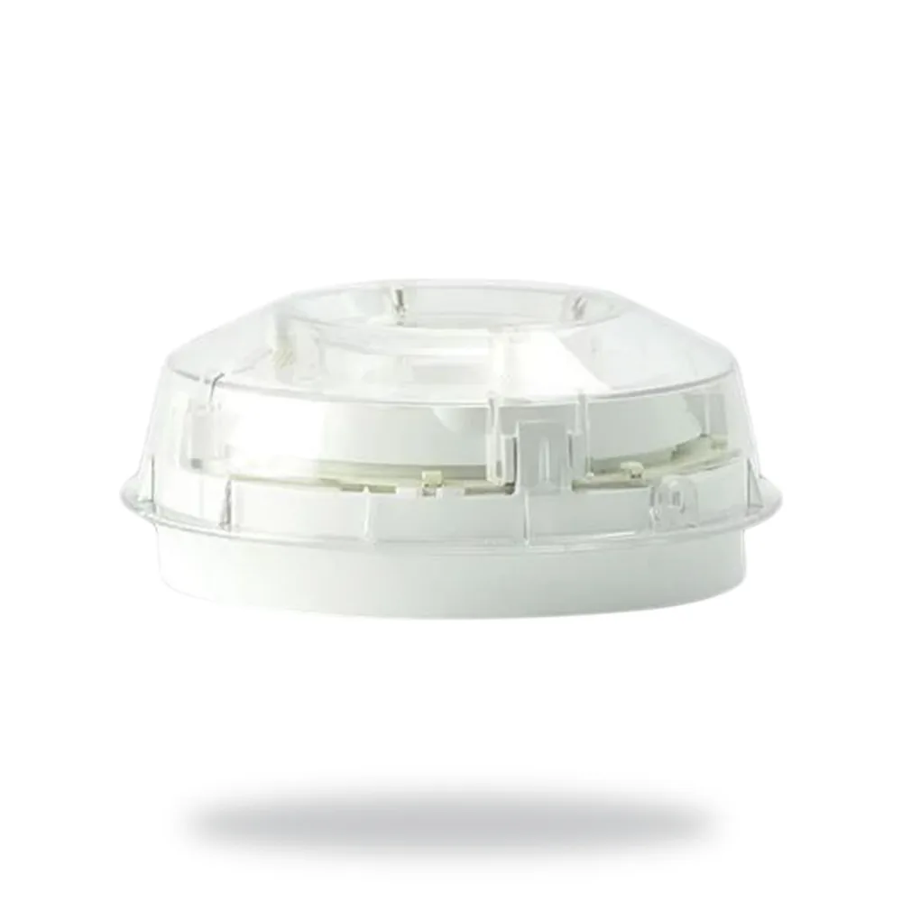 Morley-IAS Red Flash, Pure White Body, Clear Lens, non-Isolated. Wall VAD - Wall mounted, addressable loop powered EN54-23 O 