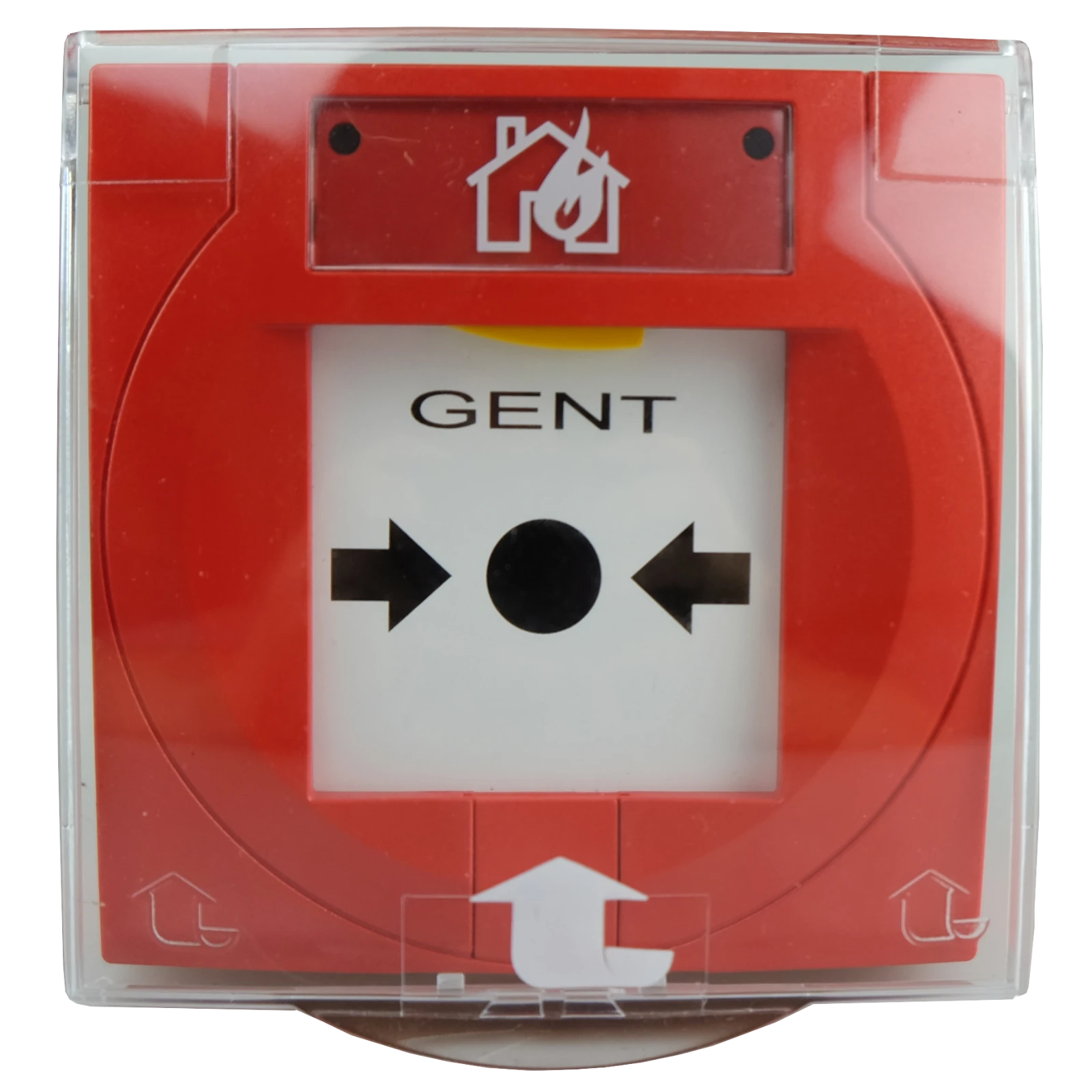 Gent Protected Manual Call Point with cover and keyswitch